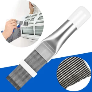 Air Conditioner Stainless Steel Fin Comb  Air Conditioner Coil Cleaner Metal Fin Evaporator Radiator Repair Tool  Universal Folding Brush Cleaning Tool