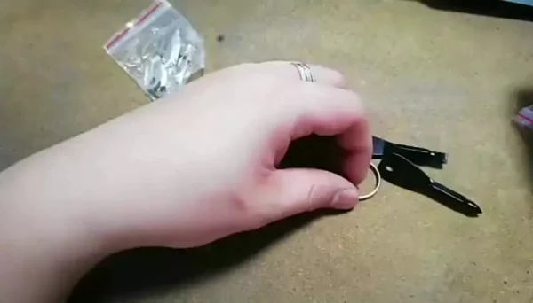 2pcs Portable Key Shaped Phillips Slotted Screwdriver with Keychain Multifunctional Mini Pocket Repair EDC Tools Gadget