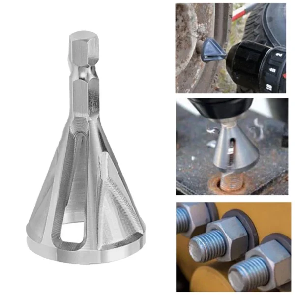 41fc568d42f4bdc565252ce40af94945.webp Newest Deburring External Chamfer Tool Stainless Steel Remove Burr Tools for Metal Drilling Tool