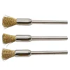 3pcs Copper Wire Brushes Metal Brush Rust Removing Brush Polishing brush For Dremel Rotary Grinder Tool Power Tool Accessories