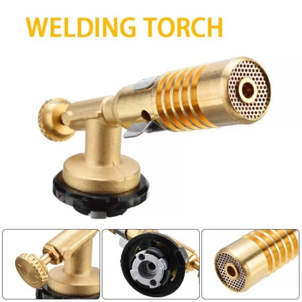 New all bronze Professional Brazing Welding Nozzle Blow Torch Propane Gas Plumbing Torch