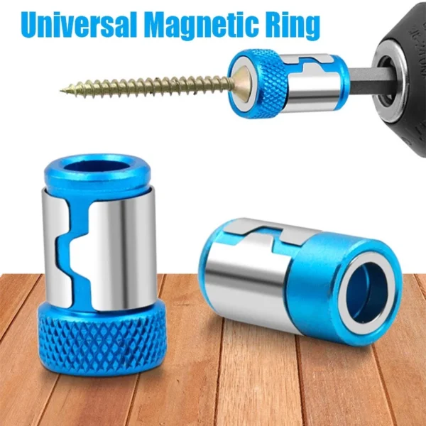 6 35mm Universal Magnetic Ring Alloy Magnetic Ring Screwdriver Bits Anti corrosion Strong Magnetizer Drill Bit Magnetic Ring