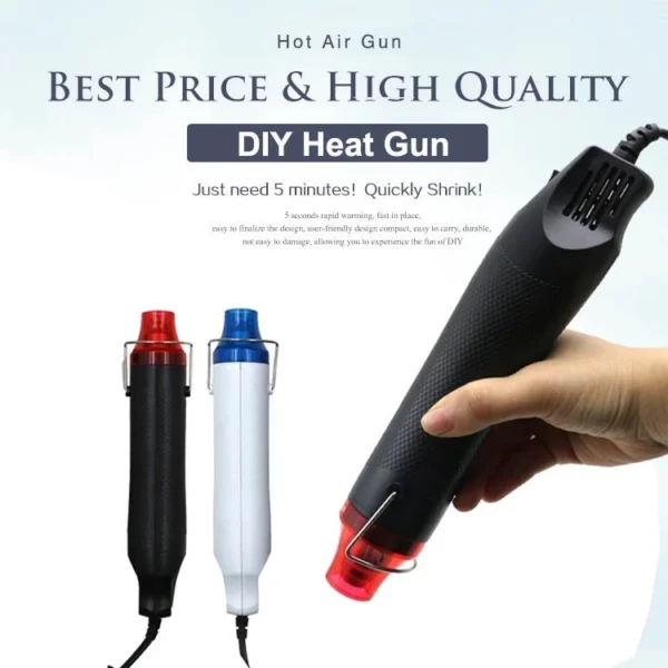 220V 300W Electric Hot Air Gun EU 220V Heat Gun DIY Tools For Mud Toys Rubber