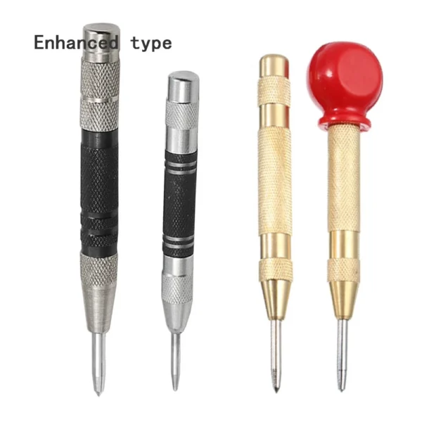 Automatic Punching Woodworking Tools Drill Bit Electric Tools Metal Drills Center Pin Punch Spring Loaded Dent Marker