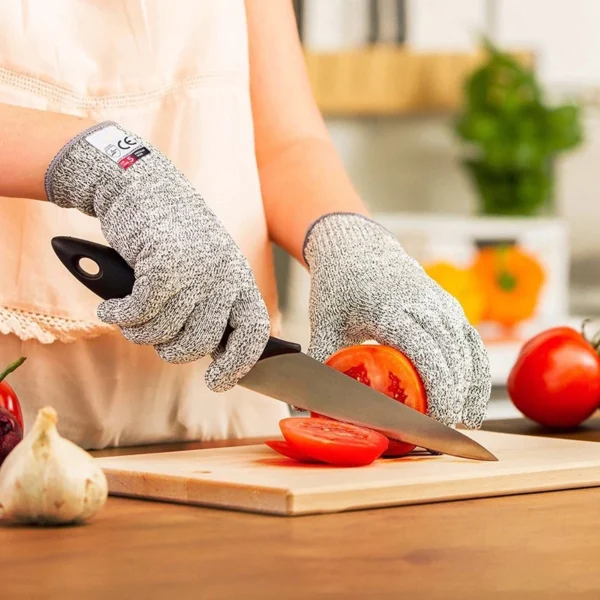 Anti cut Gloves Safety Cut Proof Stab Resistant Stainless Steel Wire Metal Mesh Kitchen Butcher Cut Resistant Gloves