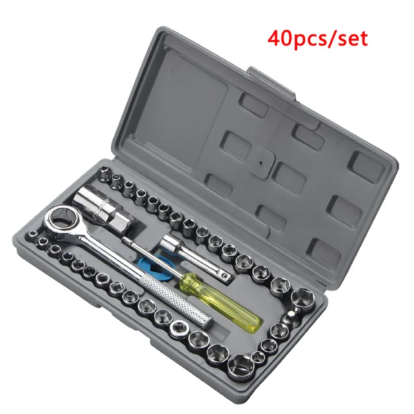 46pcs per set Tool Box Car Motorcycle Repair Set Hand Tools Home Service motor DIY Kit