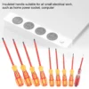 Insulated Screwdriver Set Slotted Cross Screwdrivers Phillips Flat Driver Electrician s Professional Maintenance Tools Hand Tool