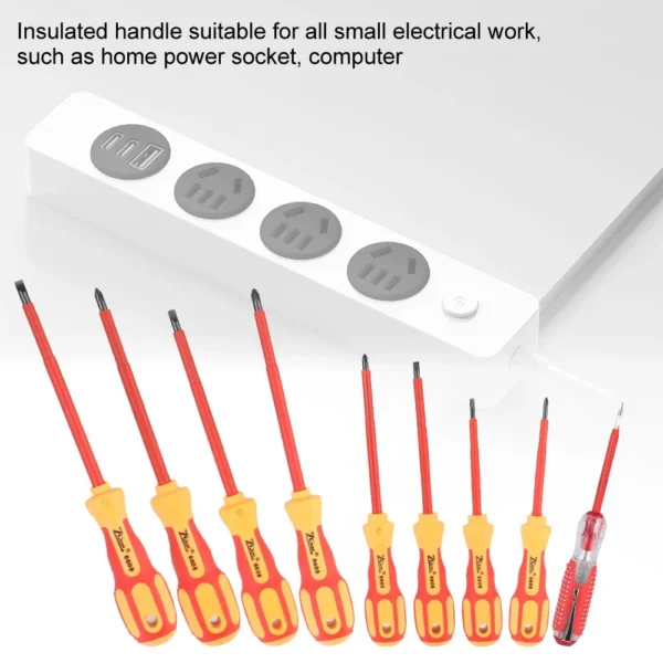 Insulated Screwdriver Set Slotted Cross Screwdrivers Phillips Flat Driver Electrician s Professional Maintenance Tools Hand Tool