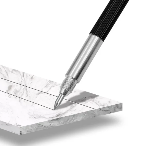 Double End Tungsten Steel Tip Scriber Clip Pen Ceramics Glass Shell Metal Construction Marking Tools 137mm Drop Shipping