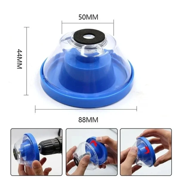 Handheld electric drill dust cover  dust blocking device  punching hole  no dust eating protective tool