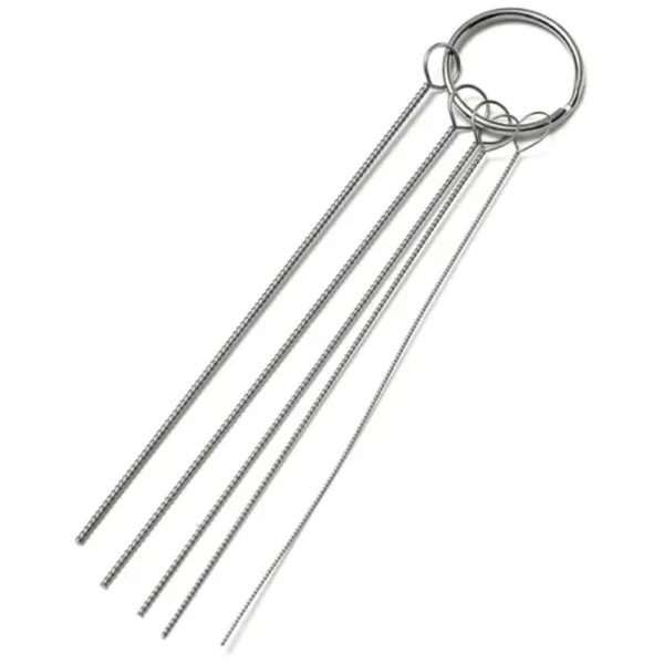 11pcs Airbrush Spray Gun Nozzle Cleaning Repair Tool Kit Needle   Brush Set