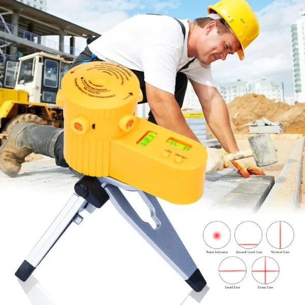 cn-11134207-820l4-mhu0jyjeqxvq1b.webp Multi Function Laser Level Leveler With Tripod Vertical 6 Modes Horizontal Line Tool Cross Line Device