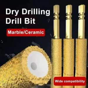 Diamond Tile Drill Bit Set Multi material Drill Bits Cooling Wax Core Drilling Marble Granite Glass Concrete Hex Shank Tile Dril