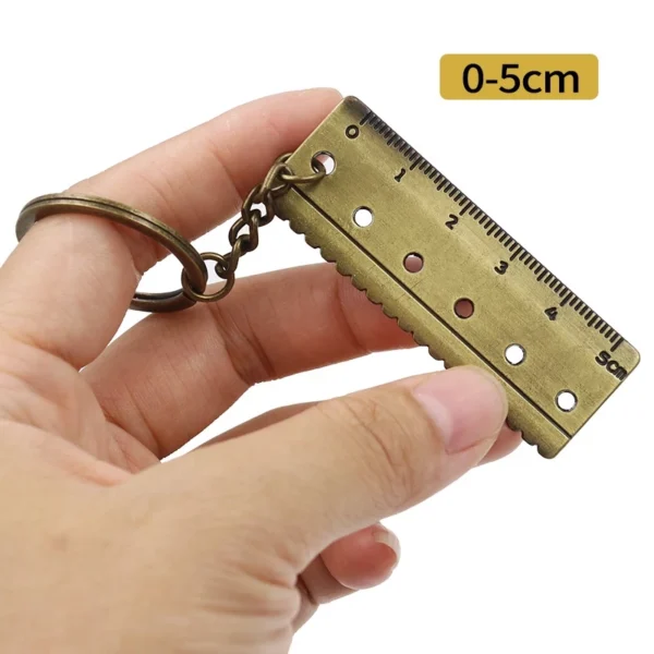 Keychain Pendant Special Simulation Mini Vernier Caliper Keychain Zinc Alloy Keychain Chain Tool Pendant Portable Tool