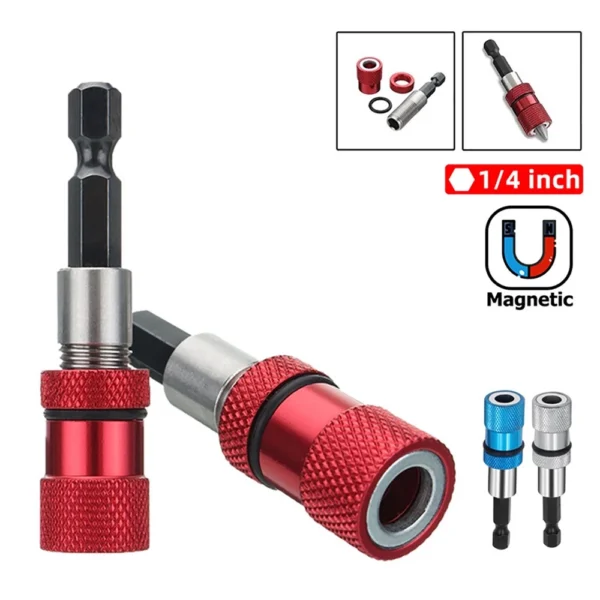 Hex Magnetic Screwdriver Drill Sets Quick Change Locking Bit Holder Drill Screw Extension Electric Bits Metalworking Tools