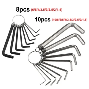 L Type Double Ended Screwdriver Set  Hex Keys  Allen Wrench  Flat  Ball  Star Head  Hand Tools