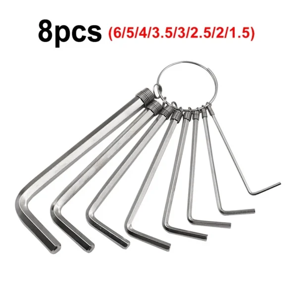 L Type Double Ended Screwdriver Set  Hex Keys  Allen Wrench  Flat  Ball  Star Head  Hand Tools