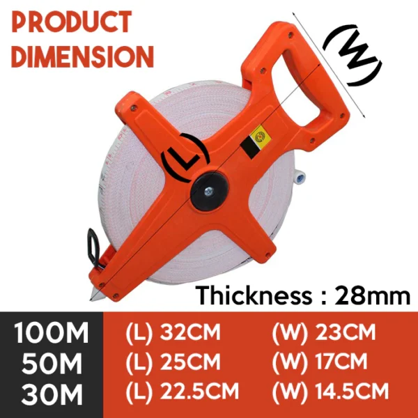 8ab36f537f7bf11384028575d12e7cc0.webp Fiberglass Measuring Tape A Type